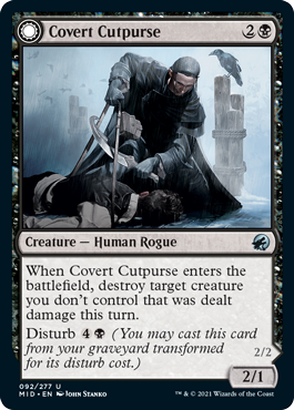 Covert Cutpurse - Innistrad Midnight Hunt Spoiler