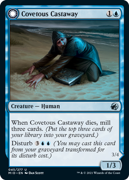 Covetous Castaway - Innistrad Midnight Hunt Spoiler