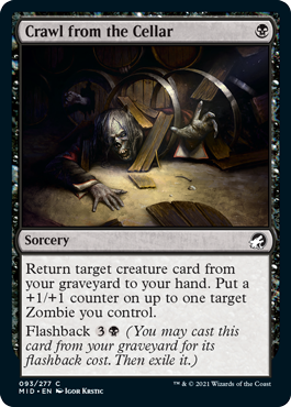 Crawl from the Cellar - Innistrad Midnight Hunt Spoiler