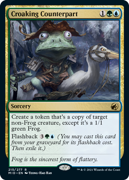 Croaking Counterpart - Innistrad Midnight Hunt Spoiler