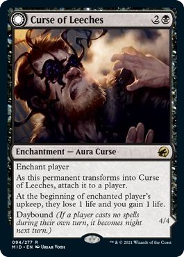 Curse of Leeches - Innistrad Midnight Hunt Commander Spoiler