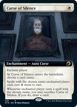 Curse of Silence (Variant) - Innistrad Midnight Hunt Spoiler