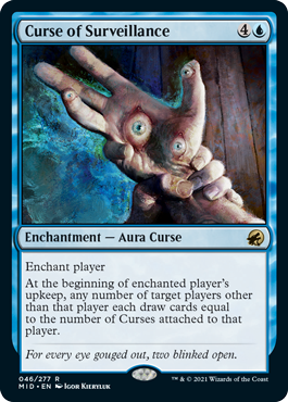 Curse of Surveillance - Innistrad Midnight Hunt Spoiler