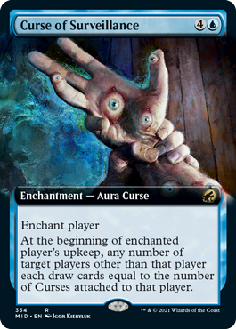 Curse of Surveillance (Variant) - Innistrad Midnight Hunt Spoiler