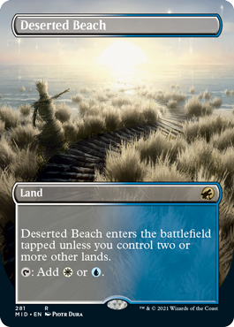 Deserted Beach - Innistrad Midnight Hunt Spoiler