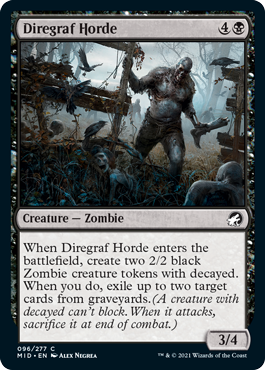 Diregraf Horde - Innistrad Midnight Hunt Spoiler