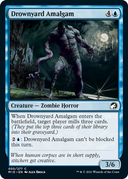 Drownyard Amalgam - Innistrad Midnight Hunt Spoiler