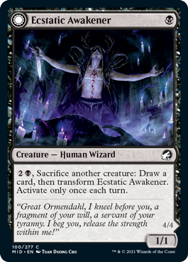 Ecstatic Awakener - Innistrad Midnight Hunt Spoiler