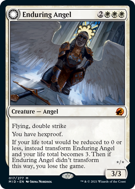 Enduring Angel - Innistrad Midnight Hunt Commander Spoiler