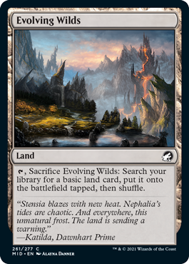 Evolving Wilds - Innistrad Midnight Hunt Spoiler