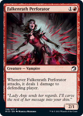 Falkenrath Perforator - Innistrad Midnight Hunt Spoiler