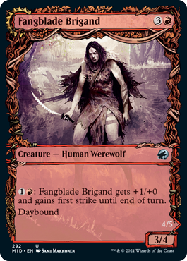 Fangblade Brigand (Variant) - Innistrad Midnight Hunt Spoiler