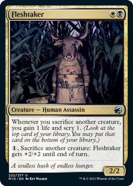 Fleshtaker - Innistrad Midnight Hunt Spoiler