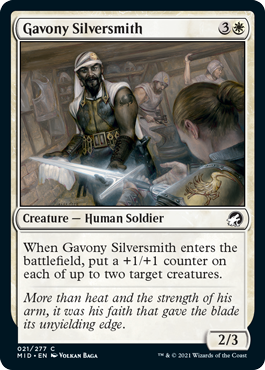 Gavony Silversmith - Innistrad Midnight Hunt Spoiler