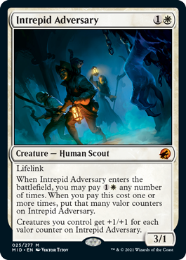 Intrepid Adversary - Innistrad Midnight Hunt Spoiler