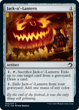 Jack-o'-Lantern - Innistrad Midnight Hunt Spoiler