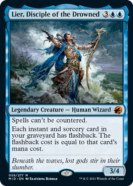 Lier, Disciple of the Drowned - Innistrad Midnight Hunt Spoiler