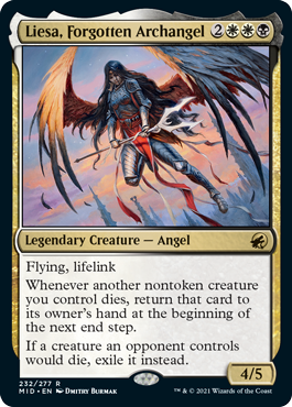 Liesa, Forgotten Archangel - Innistrad Midnight Hunt Spoiler