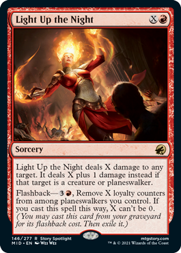 Light Up the Night - Innistrad Midnight Hunt Commander Spoiler