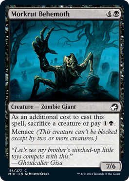 Morkrut Behemoth - Innistrad Midnight Hunt Spoiler