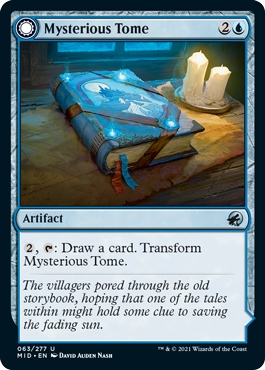 Mysterious Tome - Innistrad Midnight Hunt Spoiler