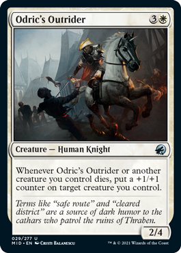 Odric’s Outrider - Innistrad Midnight Hunt Spoiler