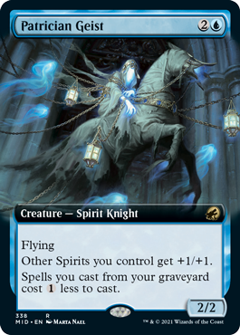 Patrician Geist (Variant) - Innistrad Midnight Hunt Spoiler