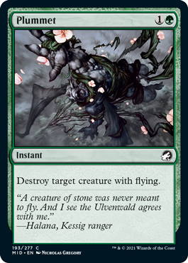 Plummet - Innistrad Midnight Hunt Spoiler