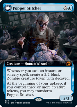 Poppet Stitcher (Variant) - Innistrad Midnight Hunt Commander Spoiler