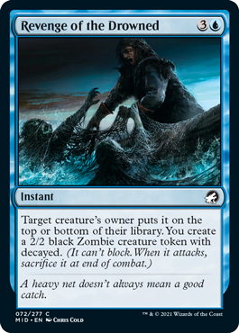 Revenge of the Drowned - Innistrad Midnight Hunt Spoiler