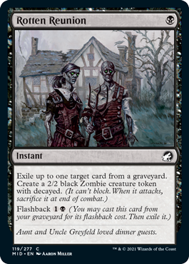 Rotten Reunion - Innistrad Midnight Hunt Spoiler