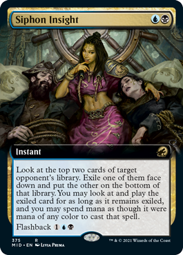 Siphon Insight (Variant) - Innistrad Midnight Hunt Spoiler