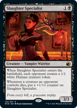 Slaughter Specialist - Innistrad Midnight Hunt Spoiler