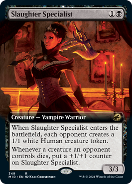 Slaughter Specialist (Variant) - Innistrad Midnight Hunt Spoiler