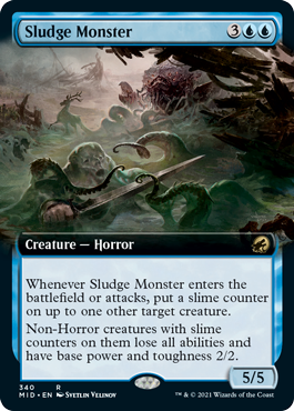 Sludge Monster (Variant) - Innistrad Midnight Hunt Spoiler
