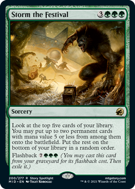 Storm the Festival - Innistrad Midnight Hunt Spoiler