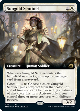 Sungold Sentinel (Variant) - Innistrad Midnight Hunt Spoiler