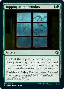 Tapping at the Window - Innistrad Midnight Hunt Spoiler