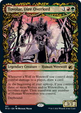 Tovolar, Dire Overlord (Variant) - Innistrad Midnight Hunt Spoiler