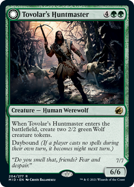 Tovolar's Huntmaster - Innistrad Midnight Hunt Spoiler