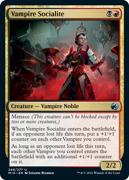 Vampire Socialite - Innistrad Midnight Hunt Spoiler