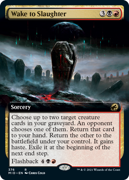 Wake to Slaughter (Variant) - Innistrad Midnight Hunt Spoiler