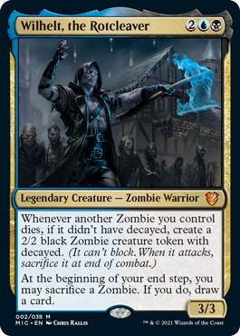 Wilhelt, the Rotcleaver - Innistrad Midnight Hunt Commander Spoiler