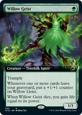 Willow Geist (Variant) - Innistrad Midnight Hunt Spoiler