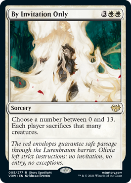 By Invitation Only - Innistrad Crimson Vow Spoiler