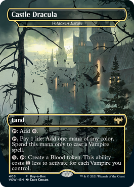 Castle Dracula (Variant) - Innistrad Crimson Vow Spoiler