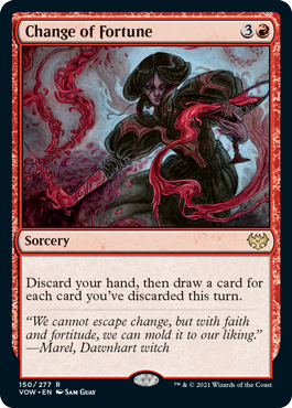 Change of Fortune - Innistrad Crimson Vow Spoiler