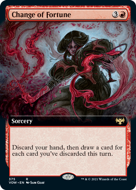 Change of Fortune (Variant) - Innistrad Crimson Vow Spoiler