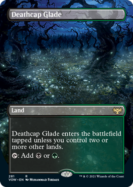 Deathcap Glade (Variant) - Innistrad Crimson Vow Spoiler