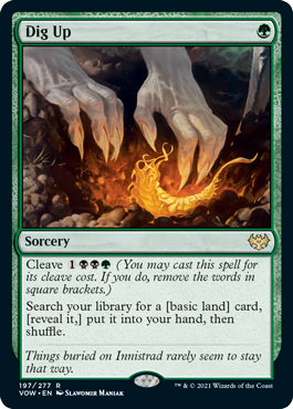 Dig Up - Innistrad Crimson Vow Spoiler